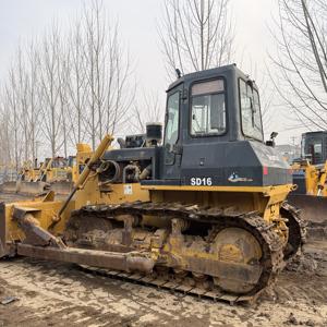 รถดันดิน SD16 ปี 2018 สำหรับงานดินแห้ง เครื่องจักรก่อสร้างมือสอง 160 แรงม้า รถดันดินแบบตีนตะขาบ 	 ใช้รถตักดินยี่ห้อ Shantui - Product Image 4