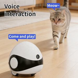 Interactive Laser <b>Toy</b> <b>Cat</b> Play Companion Two Way Voice App Remote Control Camera Security Indoor Rechargeable Smart Pet <b>Robot</b> - Product Image 2