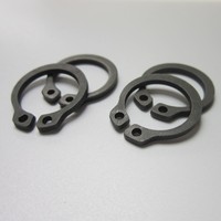 Carbon Steel Heavy Duty C-Type Retaining Ring Standard 5100 Series External Snap Ring 5100-68 (0.688 Inch) Black Phosphate ANSI
