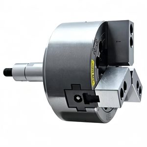 Autochuck - Adaptador de mandril hidráulico de acero de 3 mordazas sin perforaciones para torno, mandril de taladro, placa de 5 bridas, 6 pulgadas - Product Image 3