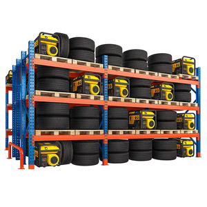 Đôi sâu nặng nhiệm vụ chọn lọc <span class=keywords><strong>Pallet</strong></span> Giá 3 ESD bảo vệ 6 mét cao kho kệ nhà để xe thép kệ để lưu trữ - Product Image 2
