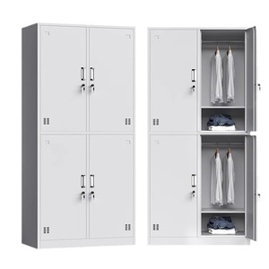 Closet Staff <b>Storage</b> <b>Cabinets</b> Commercial Factory Workshop Office Dormitory Bathroom Shoe <b>Cabinets</b> Steel Hotel Supermarket - Product Image 1