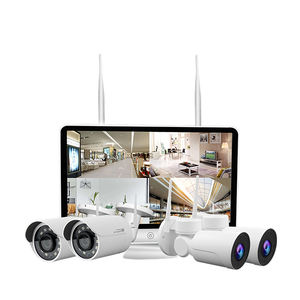 ชุดกล้องวงจรปิดไร้สายอัจฉริยะ H.265 3MP 4CH พร้อมระบบเสียงและฮาร์ดไดรฟ์ ฟังก์ชั่น PTZ - Product Image 1