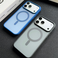 Étui de téléphone magnétique AilesTecca, mat, translucide, givré, en PC, anti-traces de doigts, antichoc, protection pour iPhone 18 17Pro Max