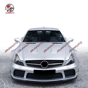 Nouvel arrivage Kit de carrosserie large Style de la série noire R230 <span class=keywords><strong>SL</strong></span> pare-chocs avant capot de pare-chocs arrière Bonnt pour Benz SL350 SL500 aile de panneau latéral - Product Image 2