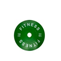 Plaques de poids en caoutchouc pour salle de sport, 2 pouces, plaques de bumper 5LB-45LB, entraînement de force à domicile et en salle de sport