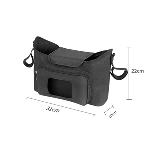 Organizer universale per passeggino borsa per pannolini borsa per passeggino Organizer e portabottiglie e tracolla impermeabili - Product Image 4