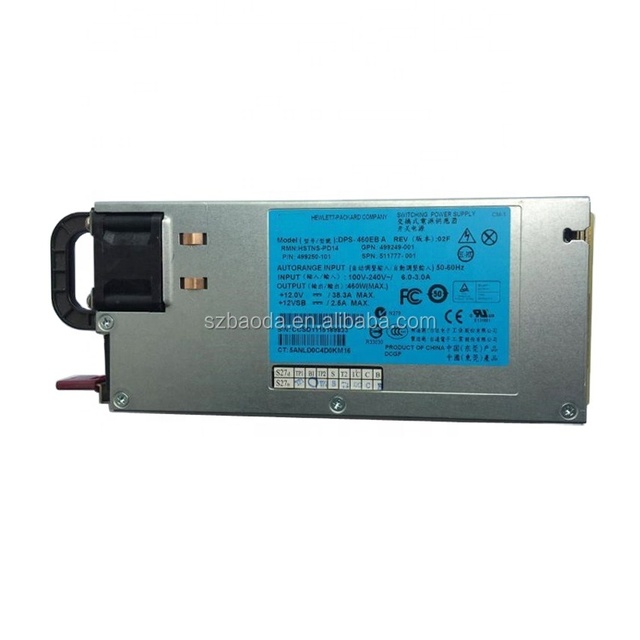 511777-001 499249-001 503296-B21 460W DL380 G6 G7 Power Supply for HP Server