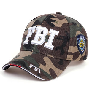 Nouvelle Mode FBI Broderie Casquette de Baseball Hommes Femmes <span class=keywords><strong>Snapback</strong></span> Casquettes Unisexe Réglable Hip Hop Papa Chapeau hommes - Product Image 2