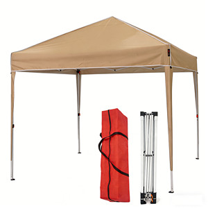 Tente <span class=keywords><strong>Pop</strong></span>-up Tightent T16 avec structure en fer revêtu de céramique blanche, revêtement argenté résistant au froid et aux UV, tente de 3x3 mètres - Product Image 1