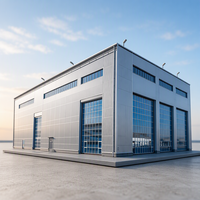 Prix d'usine – Villa préfabriquée modulaire à deux étages en structure acier de style moderne, idéale pour les centres de villégiature