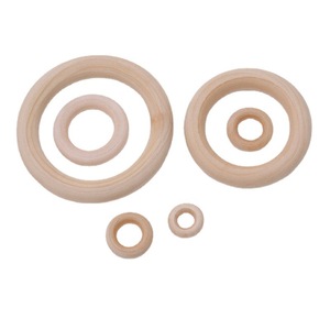 <b>Wooden</b> <b>Rings</b> Natural Beechwood Round 15-100Mm <b>For</b> Handbag Buckles Diy <b>Crafts</b> Wholesale - Product Image 1