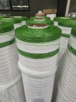 Filet de paillage tricoté en PEHD pour balles de foin et de paille agricoles, 1,25 x 2000, pour ensilage et ensilage rond