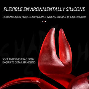 Señuelo <span class=keywords><strong>de</strong></span> Pesca <span class=keywords><strong>de</strong></span> Cangrejo Suave, Cebo Artificial <span class=keywords><strong>de</strong></span> Silicona, Simulación 3D, Trampa para <span class=keywords><strong>Cangrejos</strong></span>, Señuelos <span class=keywords><strong>de</strong></span> Pesca - Product Image 3
