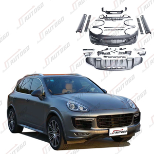 Nouveau kit de carrosserie en matériau ABS PP Design pour <span class=keywords><strong>Porsche</strong></span> <span class=keywords><strong>Cayenne</strong></span> 958.2 2015 <span class=keywords><strong>2016</strong></span> 2017 mise à niveau vers <span class=keywords><strong>Turbo</strong></span> <span class=keywords><strong>S</strong></span> GTS pare-chocs Assy - Product Image 1