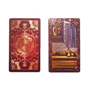 Cartas de Tarot <span class=keywords><strong>Vetter</strong></span> con Lámina Dorada, Impresión a Color, Resistentes al Agua, con Manual de Instrucciones en Inglés, Papel Ecológico y Duradero - Product Image 2