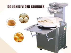 Automatic Motorized Dough <b>Ball</b> Rolling <b>Machine</b> for Pizza Dough Food Grade Stainless Steel 30 Pcs/Min Capacity - Product Image 6