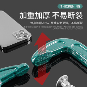 Abrazadera en G Jin Chengtai de Hierro Fundido Ajustable para Carpintería, Superficie Pintada Métrica - Product Image 5