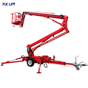 Động cơ diesel điện Boom Lift towable không dây Telescopic Boom Trailer xô Lift - Product Image 6