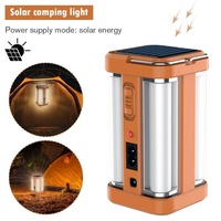 Vente chaude lumière de Camping solaire Portable Rechargeable 4 côtés lumineux LED lampe de poche suspendue pour la randonnée en plein air Camping