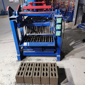 Macchina per la produzione di blocchi 4-35 con funzionamento semplice, per la lavorazione di materiali grezzi da residui edili, per progetti globali - Product Image 4