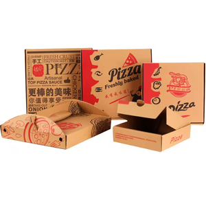 Scatola per Pizza in Cartone Ondulato Biodegradabile Personalizzata con Logo, Misure Personalizzabili, Vendita Diretta dalla Fabbrica per Feste - Product Image 4