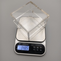 Présentoir à bijoux en acrylique transparent incliné, support de présentation d'accessoires pour montres, bracelets, bagues, stand de vente au détail ZL-136B