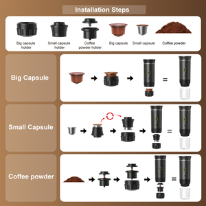 Mini Cafetera <span class=keywords><strong>Espresso</strong></span> Fácil de Usar, con Carga USB, Eléctrica, para Viajes, Campamentos y Oficina - Product Image 6