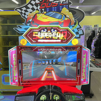 Simulateur à pièces de Offre Spéciale Machine de jeu de voiture de course d'arcade de conduite vidéo Vitesse HD Machine d'arcade vidéo de course