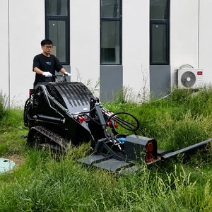 <span class=keywords><strong>Mini</strong></span>-chargeuse sur chenilles Tovisen 23HP avec moteur EPA, chargeuse à chenilles compacte à conducteur marchant à pied et accessoires de motoculteur - Product Image 2