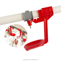 Abreuvoirs automatiques YYX pour volailles, ligne d'eau pour poulets de chair et pondeuses, abreuvoir à tétine pour poulets avec coupelle pour tuyau rond de 26,5 mm