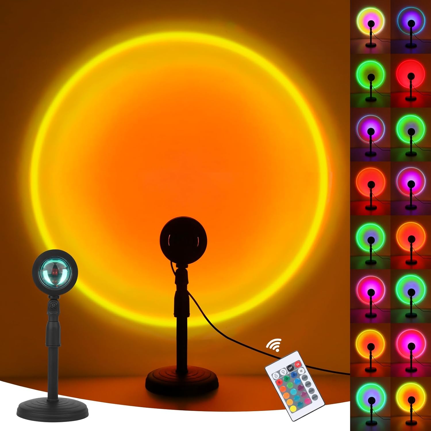 Atmosphere Artifact Small Bedroom Lamp Sunset Lamp