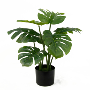 Phong Cách Bắc Âu 67Cm Monstera Cây Nhân Tạo Thiết Kế Mới Cao Mô Phỏng <span class=keywords><strong>Bonsai</strong></span> Bất Cảm Ứng 7 Lá Nhựa Trang Trí Nhân Tạo - Product Image 2