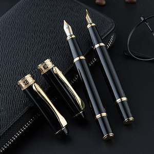 GemFully top notch vendite piccolo MOQ nero in metallo pesante di lusso <span class=keywords><strong>stilografica</strong></span> <span class=keywords><strong>penna</strong></span> regalo premium <span class=keywords><strong>con</strong></span> <span class=keywords><strong>nome</strong></span> - Product Image 6