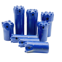Foret conique rotatif pour forage de puits, 7 boutons, 32mm 34mm 36mm, en acier au carbone forgé, outil de forage haute performance