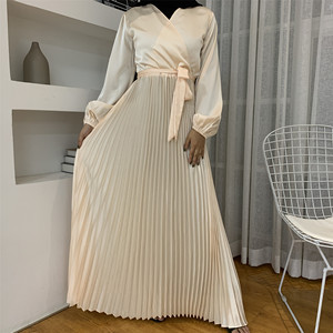 <span class=keywords><strong>Robe</strong></span> <span class=keywords><strong>longue</strong></span> de tempérament à manches longues, serpillière, grande taille, vêtements pour femmes, <span class=keywords><strong>robe</strong></span> musulmane, <span class=keywords><strong>veste</strong></span>, vêtements islamiques - Product Image 5