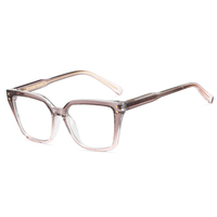 Monture de lunettes optiques pleine monture en TR90, style rétro tendance, légère, durable, avec verres PC anti-lumière bleue pour la lecture