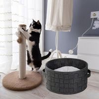 Lit-caban pliable écologique en tissu tissé en feutre amovible, capacité de 66 L, pour l'intérieur et les petits espaces, directement de l'usine