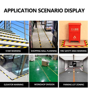 Bande d'avertissement en PVC détectable pré-écossée Enquête rouge Marquage adhésif en silicone Marquage <span class=keywords><strong>de</strong></span> <span class=keywords><strong>sécurité</strong></span> souterrain simple face - Product Image 6