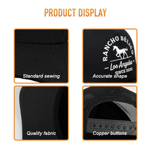 Casquette Trucker en Maille 5 Panneaux Premium de Haute Qualité avec Visière Courbée et Fermeture Snapback pour Sports de Plein Air, Pêche, Broderie de Logo Personnalisé, Plage - Vente en Gros - Product Image 2