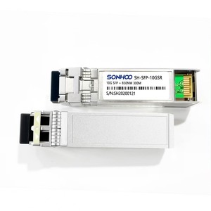 高速配信SFP + 10G <span class=keywords><strong>SR</strong></span> LR ER ZR 850nm 1310nm 1550nm MM SMデュアルLC DDM光ファイバートランシーバーSFPモジュール価格 - Product Image 1