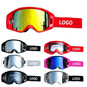 Gafas de Motocross <span class=keywords><strong>Fox</strong></span> con Lentes de Vidrio UV400 y Marco Flexible, Resistentes al Viento, Ligeras, Compatibles con <span class=keywords><strong>Cascos</strong></span> de PC - Product Image 3