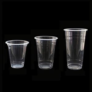Disposable Pp Plastic Custom Logo Printed <b>12Oz</b>/360Ml 16Oz/500Ml 24Oz/700Ml Transparent Clear Boba <b>Cups</b> for Tea/Juice/<b>Coffee</b> - Product Image 1