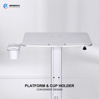 Chariot pour densitomètre osseux à ultrasons avec support de coupelle réglable pour clinique d'examen physique, vente en gros OEM
