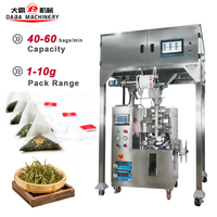 Machine d'emballage automatique de sachets de thé en forme de pyramide, scellage par ultrasons, sachets de thé en nylon coniques, sachets de thé aux herbes, sachets de thé aux fleurs
