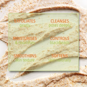 Vente flash - Exfoliant <span class=keywords><strong>doux</strong></span> pour le visage, hydratant et rafraîchissant, pour peaux normales à grasses, gommage corporel à l'abricot, élimine les impuretés - Product Image 3
