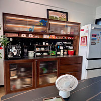 Meuble de rangement de cuisine vertical moderne en bois massif fiable pour la maison