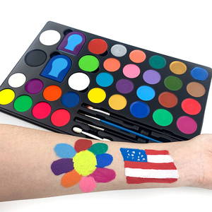 สีเพ้นท์ใบหน้าสำหรับเด็กใช้น้ำทาหน้าพร้อมกลิตเตอร์ - Product Image 5