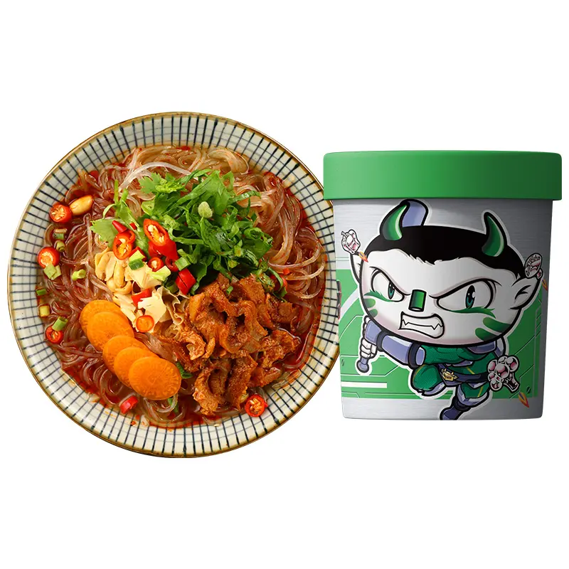 الجملة Shizuren جاهزة للأكل 150g حار طعام سريع التحضير حار baodu الأرز الشعيرية كأس رامين المعكرونة