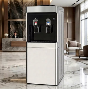 Dispensador de Agua Fría y Caliente con Tanque de Acero Inoxidable, <span class=keywords><strong>550</strong></span> W, Enfriamiento Electrónico, Compacto, para Hogar, Oficina, Cocina, Antibacteriano, ABS - Product Image 3